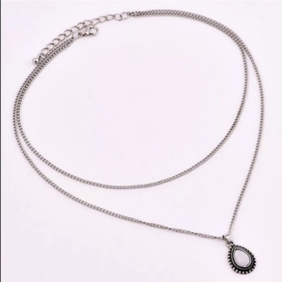 HP Retro Dip Pendant Bohemian Necklace - Picture 1 of 6